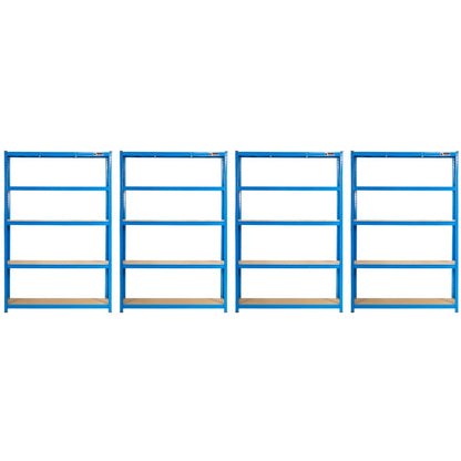 4 Unit Mega Deal | 180x120x40cm | 4 x Garage Shelving Units | 3 Colour Options| 1000kg Per Unit | 4000kg Per Set