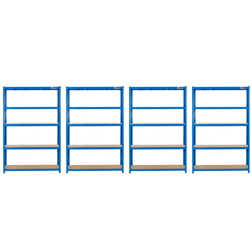 4 Unit Mega Deal | 180x120x45cm | 4 x Garage Shelving Units | 3 Colour Options | 1000kg Per Unit | 4000kg Per Set