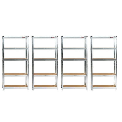 4 Unit Mega Deal | 150x75x30cm | 4 x Garage Shelving Units | 3 Colour Options | 1000kg Per Unit | 4000kg Per Set