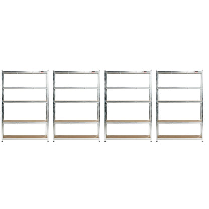 4 Unit Mega Deal | 180x120x40cm | 4 x Garage Shelving Units | 3 Colour Options| 1000kg Per Unit | 4000kg Per Set