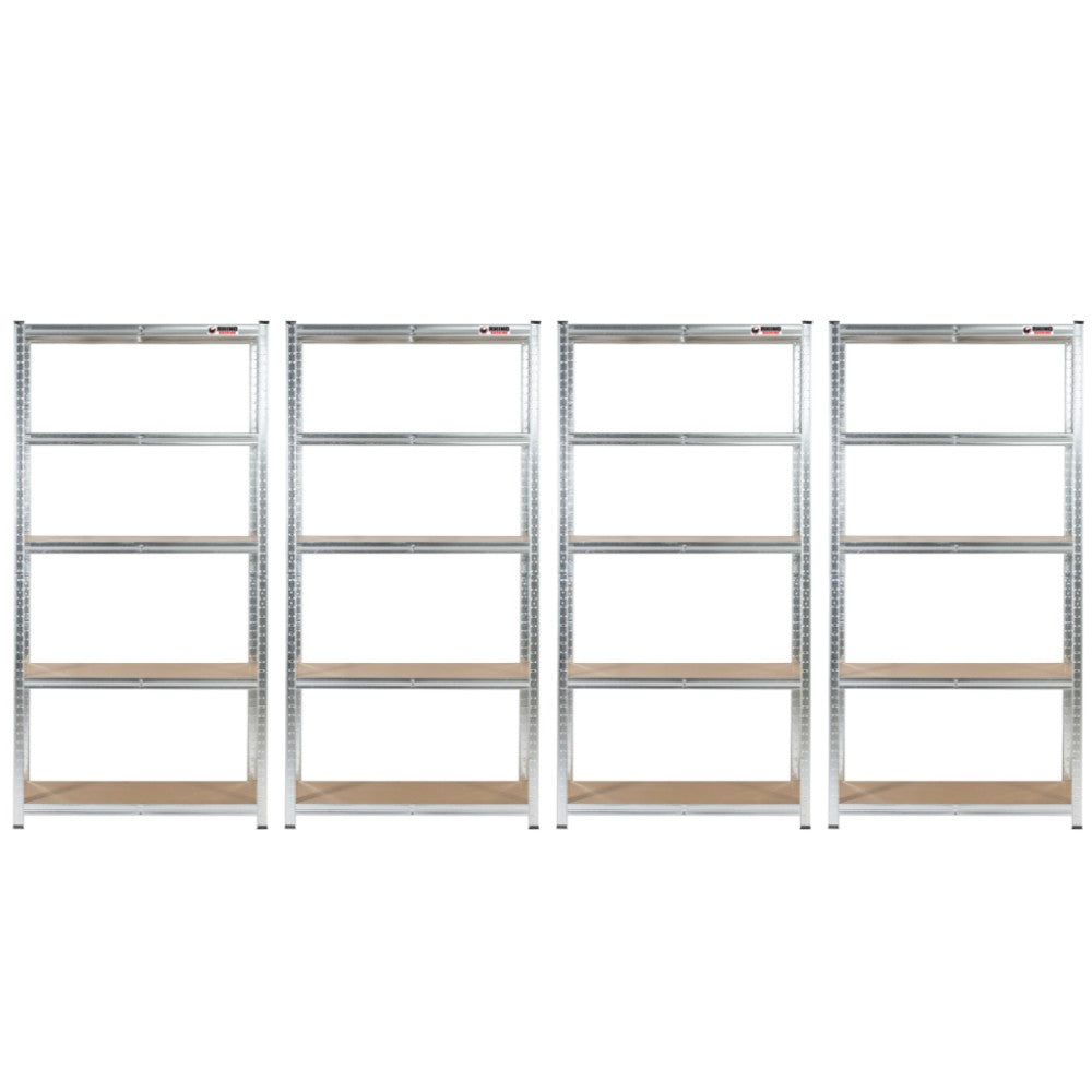 4 Unit Mega Deal | 180x90x45cm | 4 x Garage Shelving Units | 3 Colour Options| 1000kg Per Unit | 4000kg Per Set