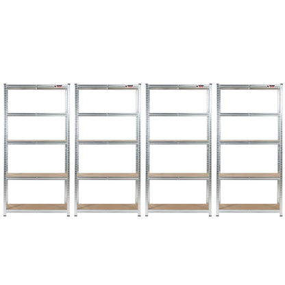 4 Unit Mega Deal | 180x90x45cm | 4 x Garage Shelving Units | 3 Colour Options| 1000kg Per Unit | 4000kg Per Set