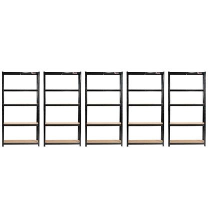 5 Unit Mega Deal | 180x90x40cm | 5 x Garage Shelving Units | 3 Colour Options | 1000kg Per Unit | 5000kg Per Set