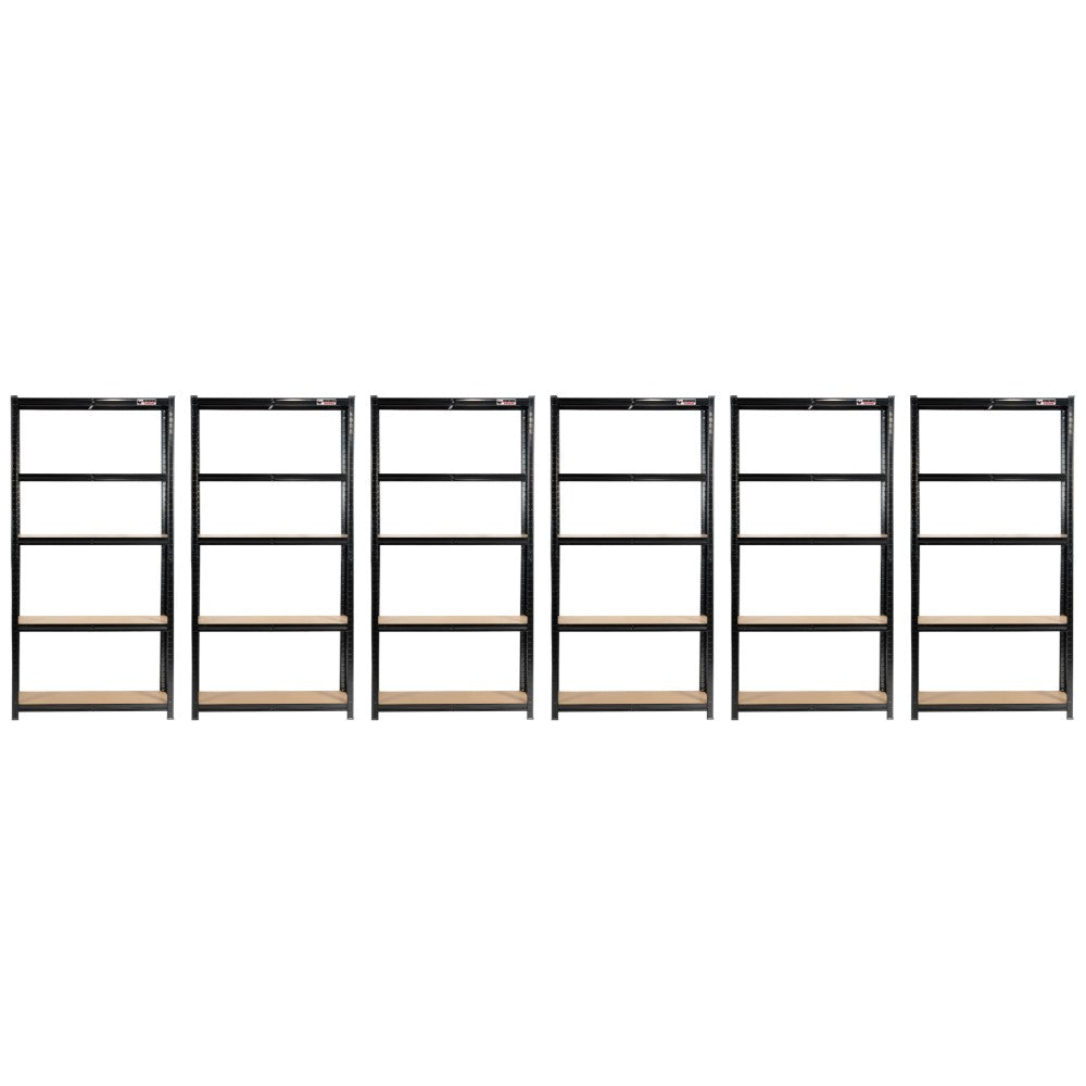 6 Unit Mega Deal | 180x90x40cm | 6 x Garage Shelving Units | 3 Colour Options | 1000kg Load Weight Per Unit | 6000kg Per Set