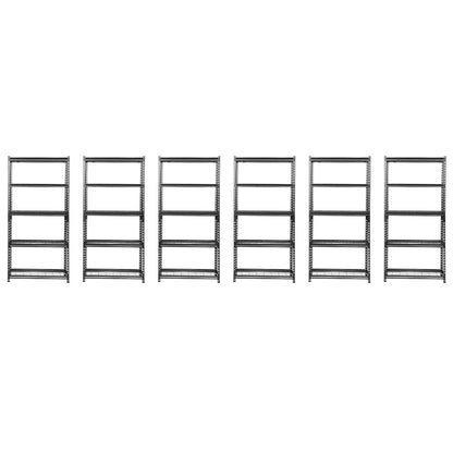 183 x 90 x 45cm | 5 Tier Boltless Wire Shelving Unit | Hammertone | 1000kg load weight