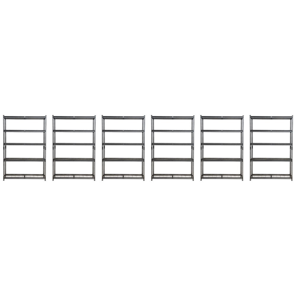 183 x 120 x 45cm | Black | 5 Tier Boltless Wire Shelving Unit | 1000kg load weight