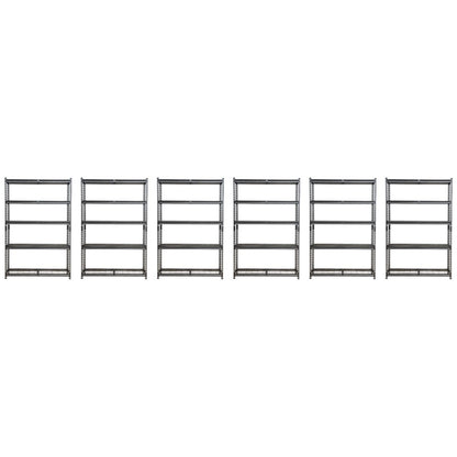 183 x 120 x 45cm | 5 Tier Boltless Wire Shelving Unit | Hammertone | 1000kg load weight