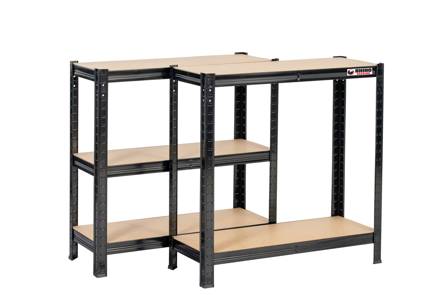 2 Bay Mega Deal | 150x75x30cm | 2 x Garage Shelving Units | 3 Colour Options | 1000kg Per Unit | 2000kg Per Set