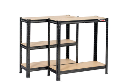 2 Unit Mega Deal | 150x75x30cm | 2 x Garage Shelving Units | 3 Colour Options | 1000kg Per Unit | 2000kg Per Set