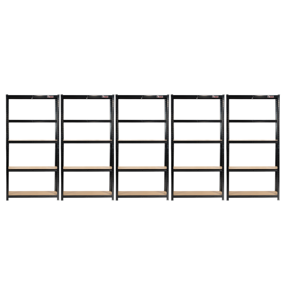 Makro Racking Rhino Racking: 180x90x40cm Black 1000kg Garage Shelving