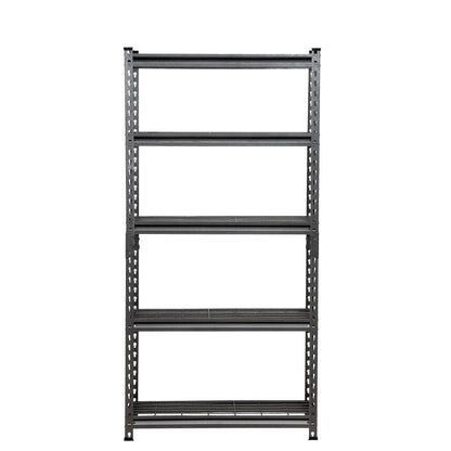 152 x 75 x 30cm | 5 Tier Boltless Wire Shelving Unit | Hammertone | 1000kg Load Weight