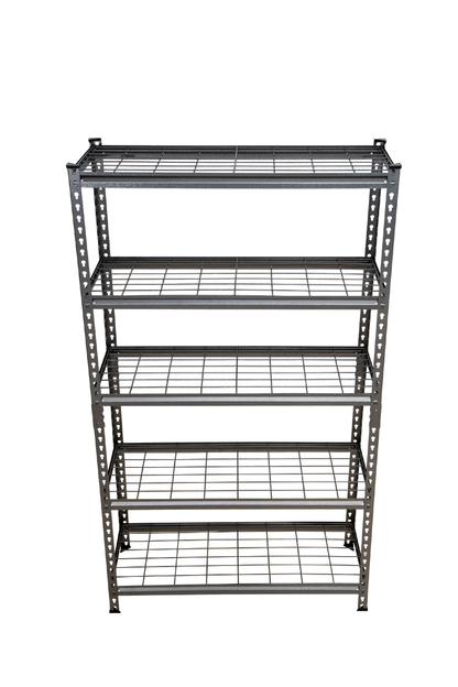 183 x 90 x 30cm| 5 Tier Boltless Wire Shelving Unit | Hammertone | 1000kg load weight