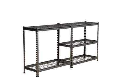 183 x 90 x 30cm| 5 Tier Boltless Wire Shelving Unit | Hammertone | 1000kg load weight