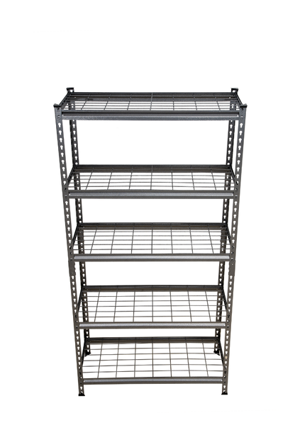 183 x 90 x 40cm | 5 Tier Boltless Wire Shelving Unit | Hammertone | 1000kg load weight