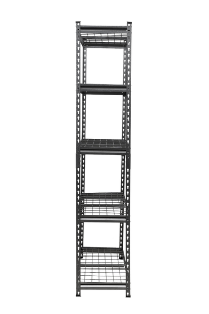 183 x 120 x 40cm | 5 Tier Boltless Wire Shelving Unit | Hammertone | 1000kg load weight
