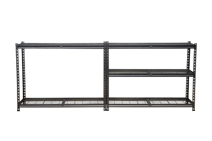 183 x 120 x 40cm | 5 Tier Boltless Wire Shelving Unit | Hammertone | 1000kg load weight