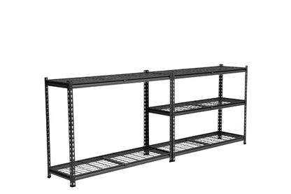 183 x 120 x 40cm | 5 Tier Boltless Wire Shelving Unit | Hammertone | 1000kg load weight