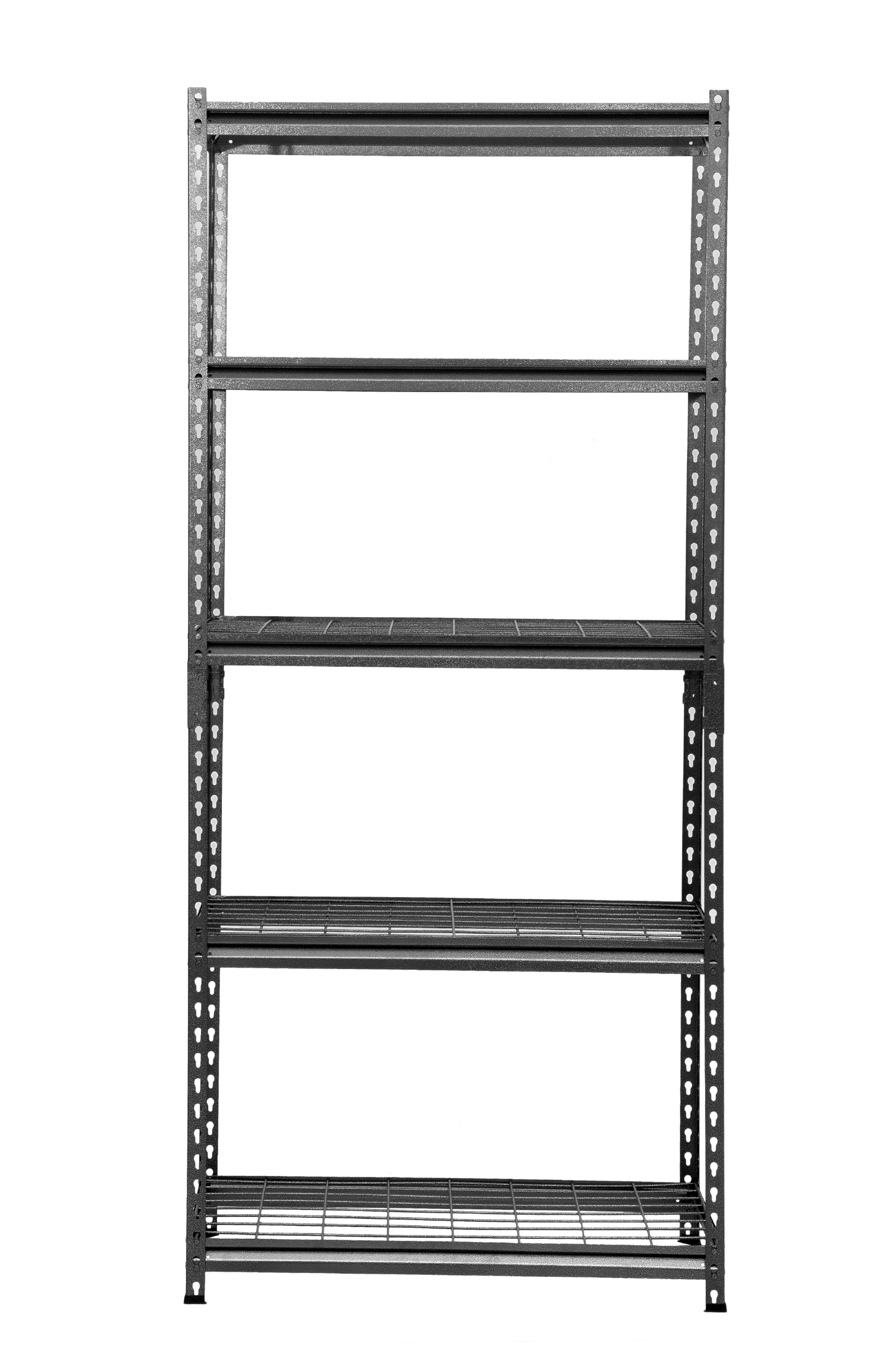183 x 90 x 45cm | Black | 5 Tier Boltless Wire Shelving Unit | 1000kg load weight