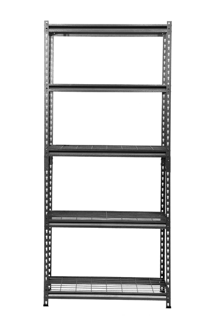 183 x 90 x 45cm | 5 Tier Boltless Wire Shelving Unit | Hammertone | 1000kg load weight