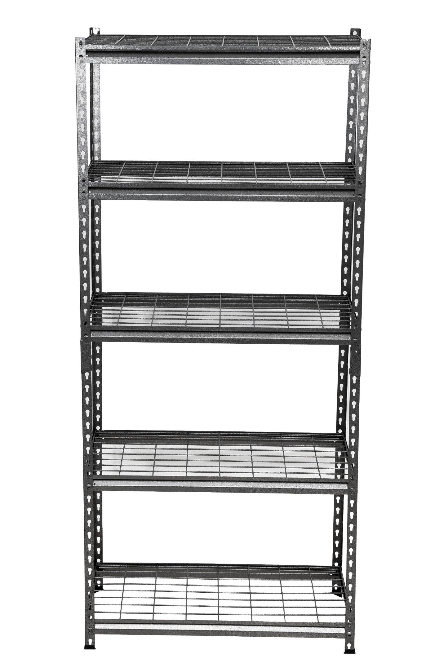 183 x 90 x 45cm | Black | 5 Tier Boltless Wire Shelving Unit | 1000kg load weight