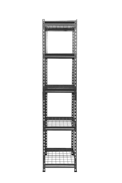 183 x 90 x 45cm | 5 Tier Boltless Wire Shelving Unit | Hammertone | 1000kg load weight