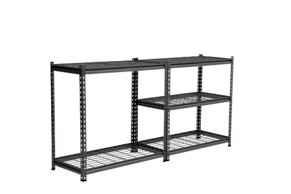 183 x 90 x 45cm | 5 Tier Boltless Wire Shelving Unit | Hammertone | 1000kg load weight
