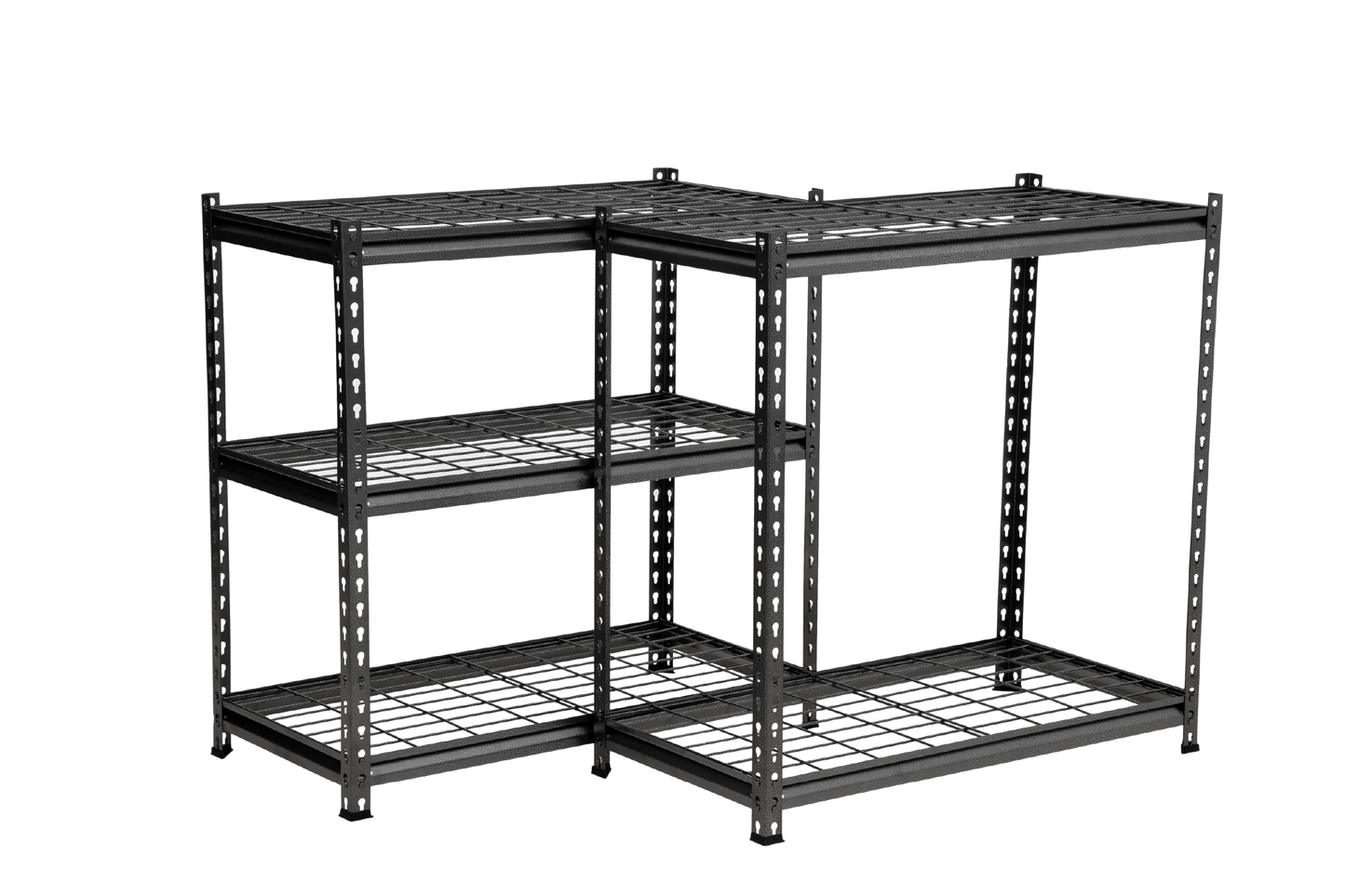 183 x 90 x 45cm | Black | 5 Tier Boltless Wire Shelving Unit | 1000kg load weight