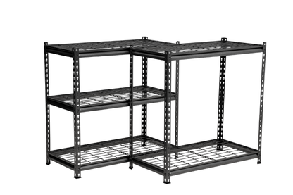 183 x 90 x 45cm | 5 Tier Boltless Wire Shelving Unit | Hammertone | 1000kg load weight