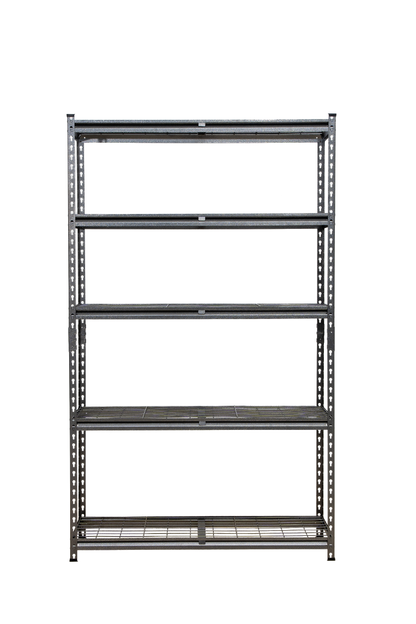 183 x 120 x 45cm | 5 Tier Boltless Wire Shelving Unit | Hammertone | 1000kg load weight
