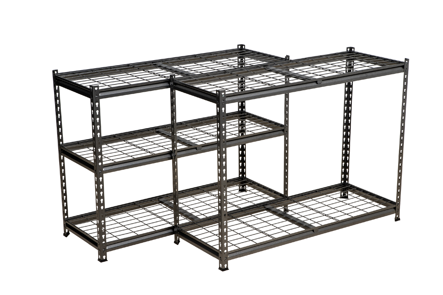 183 x 120 x 45cm | Black | 5 Tier Boltless Wire Shelving Unit | 1000kg load weight