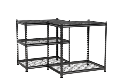 183 x 90 x 60cm| 5 Tier Boltless Wire Shelving Unit | Hammertone | 1000kg load weight