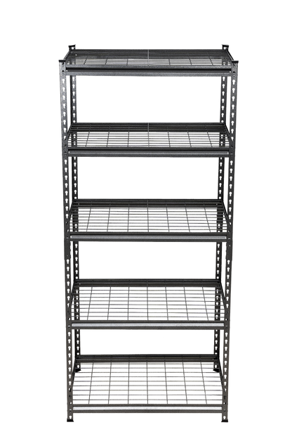 183 x 90 x 60cm| 5 Tier Boltless Wire Shelving Unit | Hammertone | 1000kg load weight