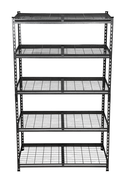 183 x 120 x 60cm | 5 tier Boltless Wire Shelving Unit | Hammertone | 1000kg load weight