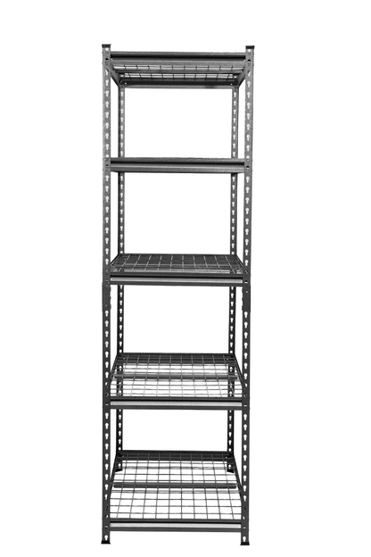 183 x 120 x 60cm | 5 tier Boltless Wire Shelving Unit | Hammertone | 1000kg load weight