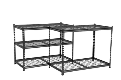 183 x 120 x 60cm | 5 tier Boltless Wire Shelving Unit | Hammertone | 1000kg load weight