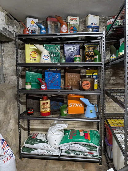 183 x 120 x 40cm | 5 Tier Boltless Wire Shelving Unit | Hammertone | 1000kg load weight