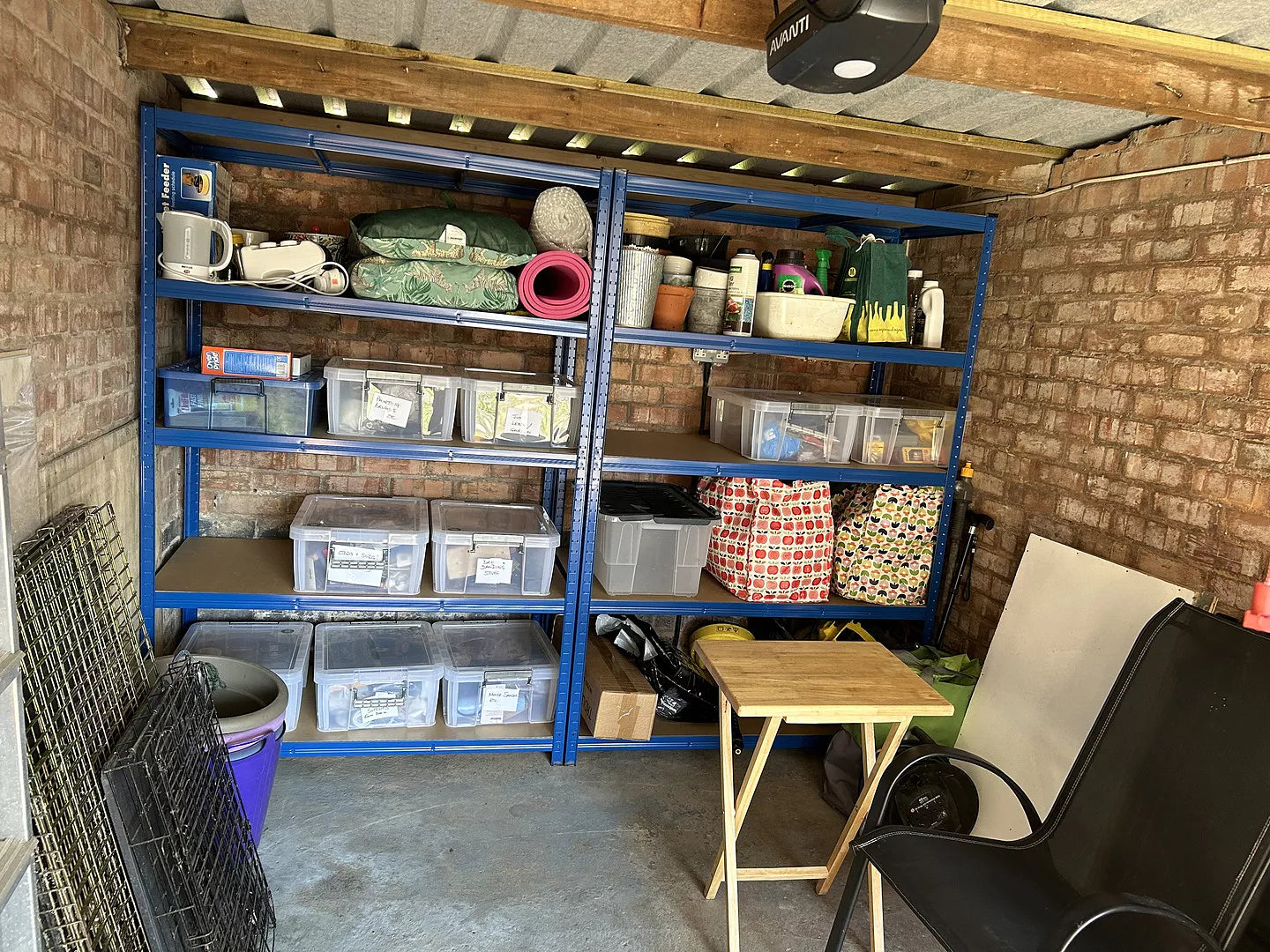 180 x 120 x 60cm | Blue | 5 Tier Boltless Heavy Duty Garage Shelving Unit | 1000kg Load Weight