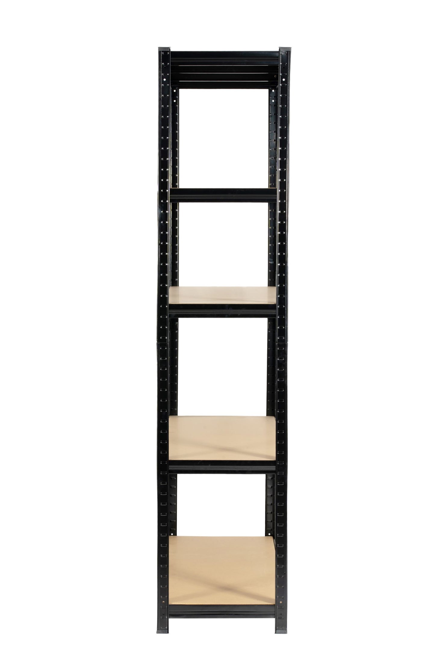 180 x 120 x 40cm | Black | 5 Tier Boltless Heavy Duty Garage Shelving Unit | 1000kg Load Weight