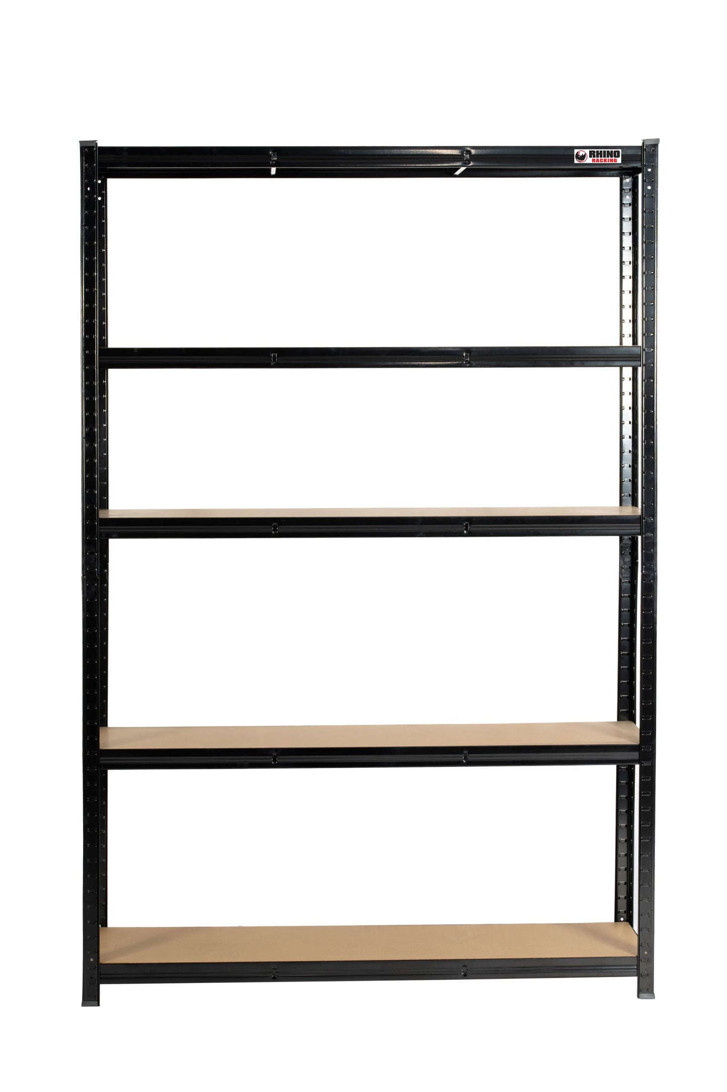180 x 120 x 40cm | Black | 5 Tier Boltless Heavy Duty Garage Shelving Unit | 1000kg Load Weight