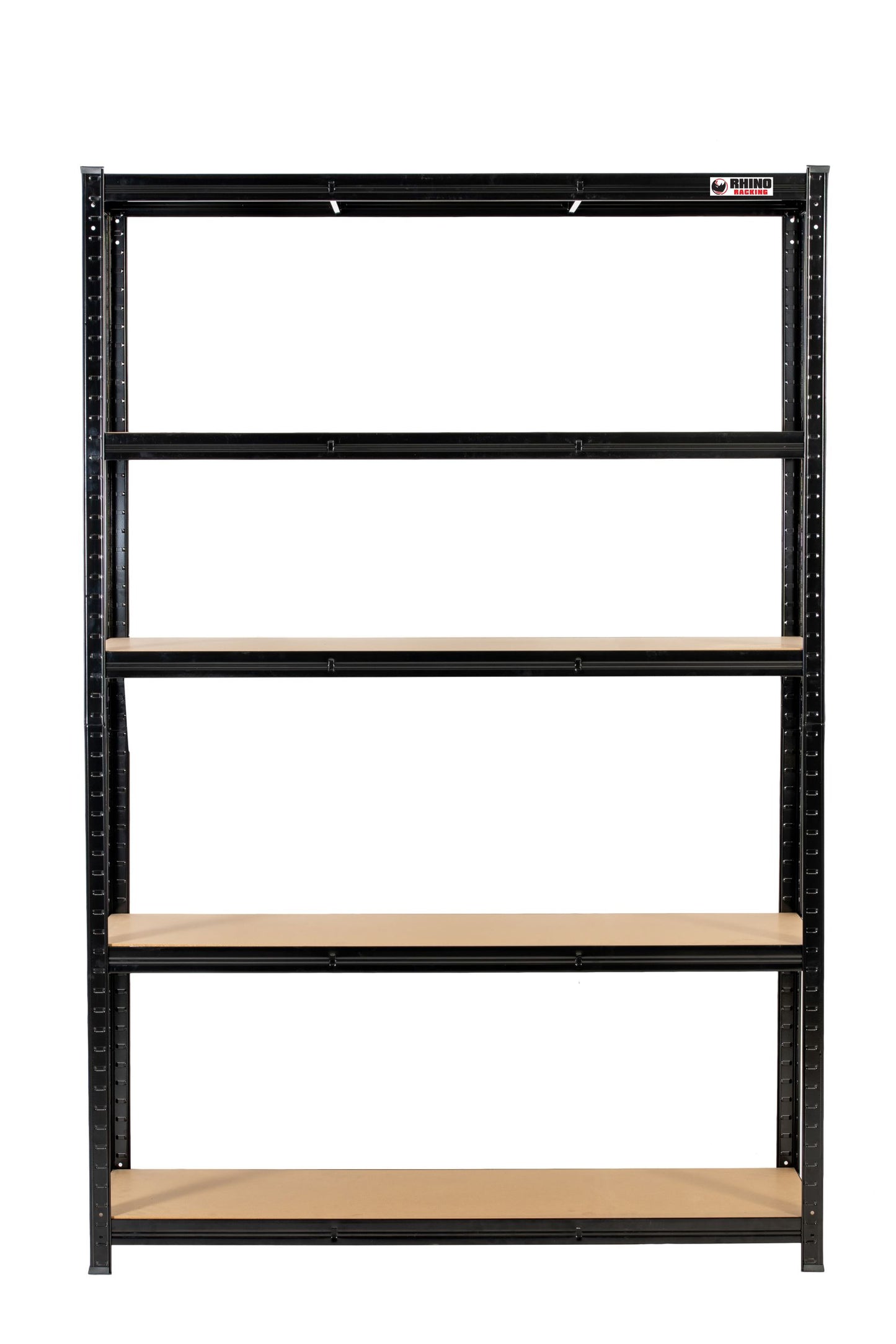 180 x 120 x 45cm | Black | 5 Tier Boltless Heavy Duty Garage Shelving Unit | 1000kg Load Weight