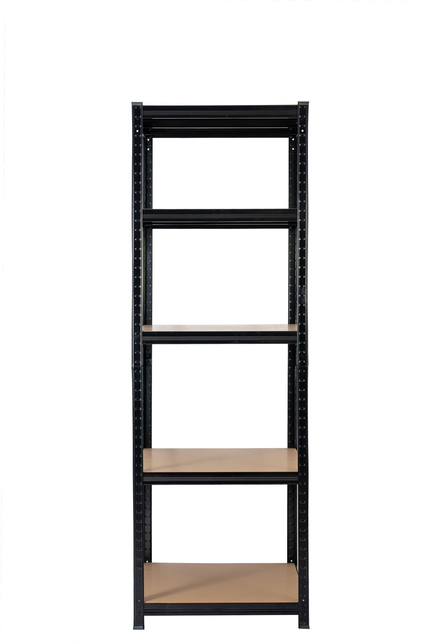 180 x 90 x 60cm | Black | 5 Tier Boltless Heavy Duty Garage Shelving Unit | 1000kg Load Weight