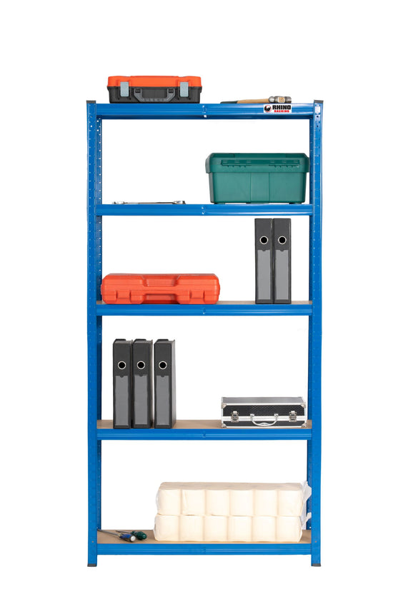 Rhino Racking: 180x90x30cm Blue 1000kg Garage Shelving