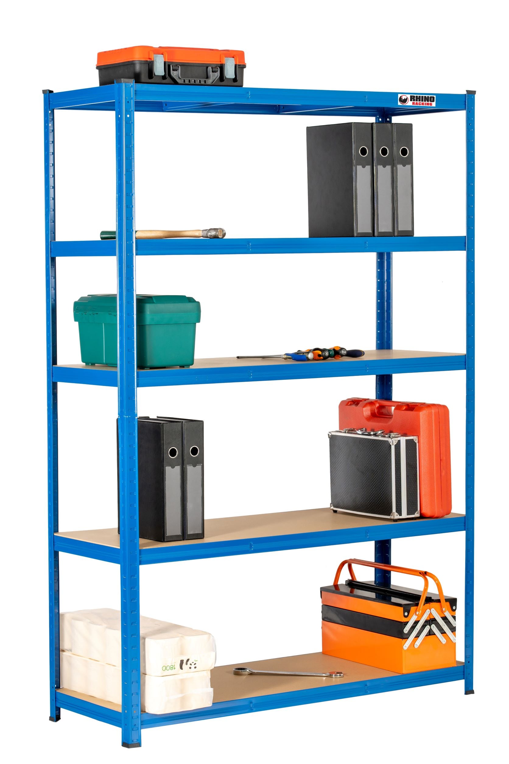 Garage Racking Rhino Racking - 3 Bays - 5 Tier Heavy-Duty Industrial ...