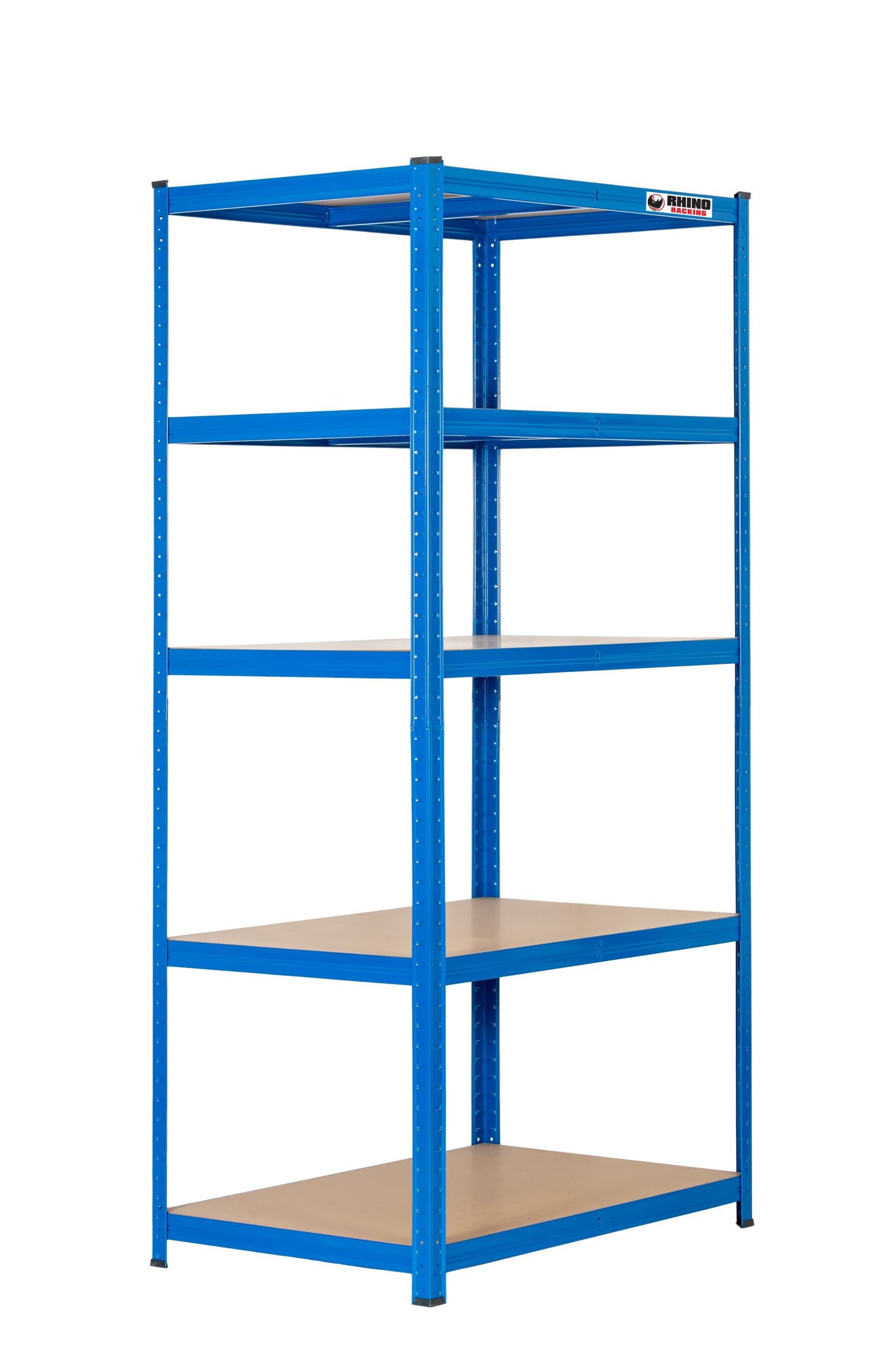180 x 90 x 60cm | Blue | 5 Tier Boltless Heavy Duty Garage Shelving Unit | 1000kg Load Weight