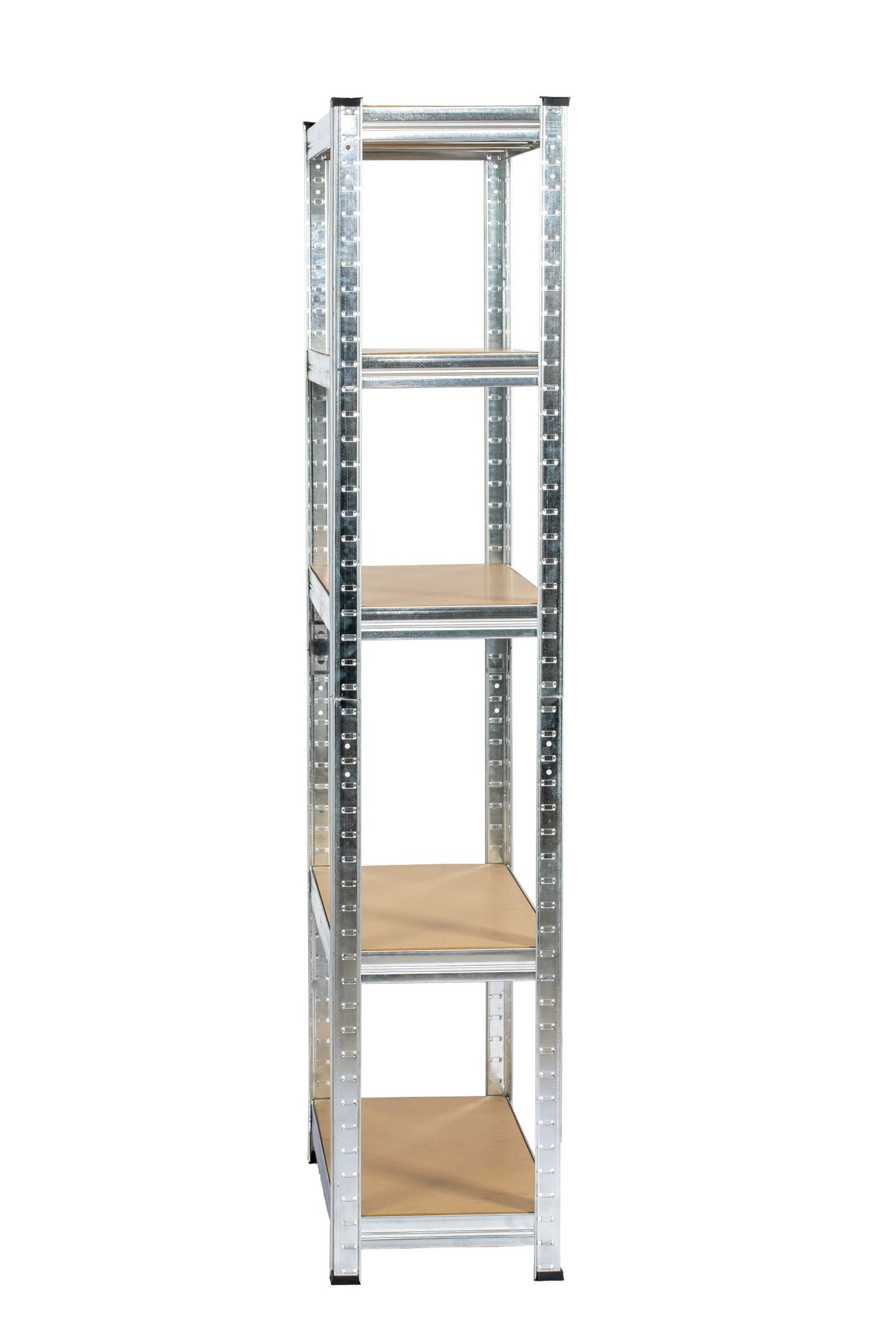 150 x 75 x 30cm | Galvanised | 5 Tier Boltless Heavy Duty Garage Shelving Unit | 1000kg Load Weight