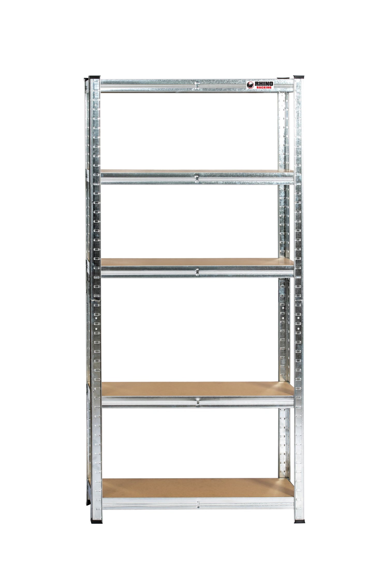 150 x 75 x 30cm | Galvanised | 5 Tier Boltless Heavy Duty Garage Shelving Unit | 1000kg Load Weight