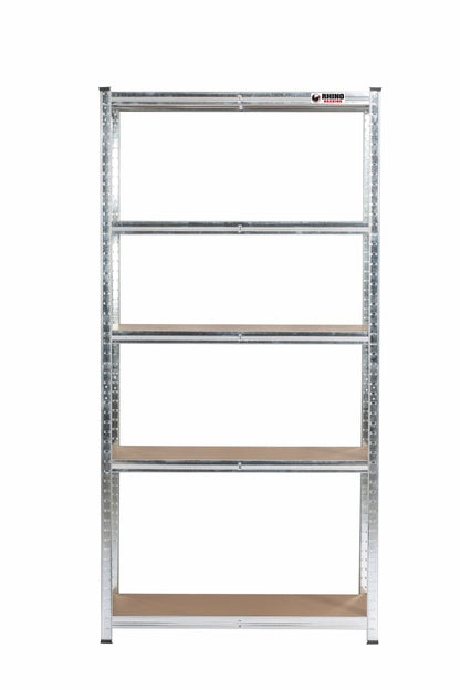 180 x 90 x 40cm | Galvanised | 5 Tier Boltless Heavy Duty Garage Shelving Unit | 200kg Per Shelf | 1000kg Load Weight Per Unit