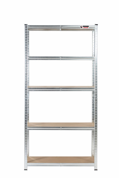 180 x 90 x 45cm | Galvanised | 5 Tier Boltless Heavy Duty Garage Shelving Unit | 200kg Per Shelf | 1000kg Load Weight Per Unit