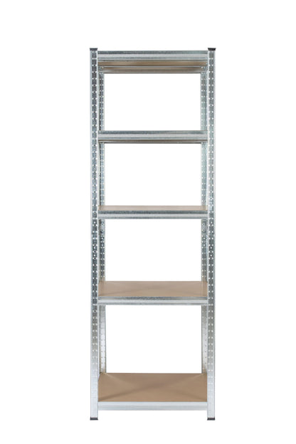 180 x 90 x 60cm | Galvanised | 5 Tier Boltless Heavy Duty Garage Shelving Unit | 200kg Per Shelf | 1000kg Load Weight Per Unit